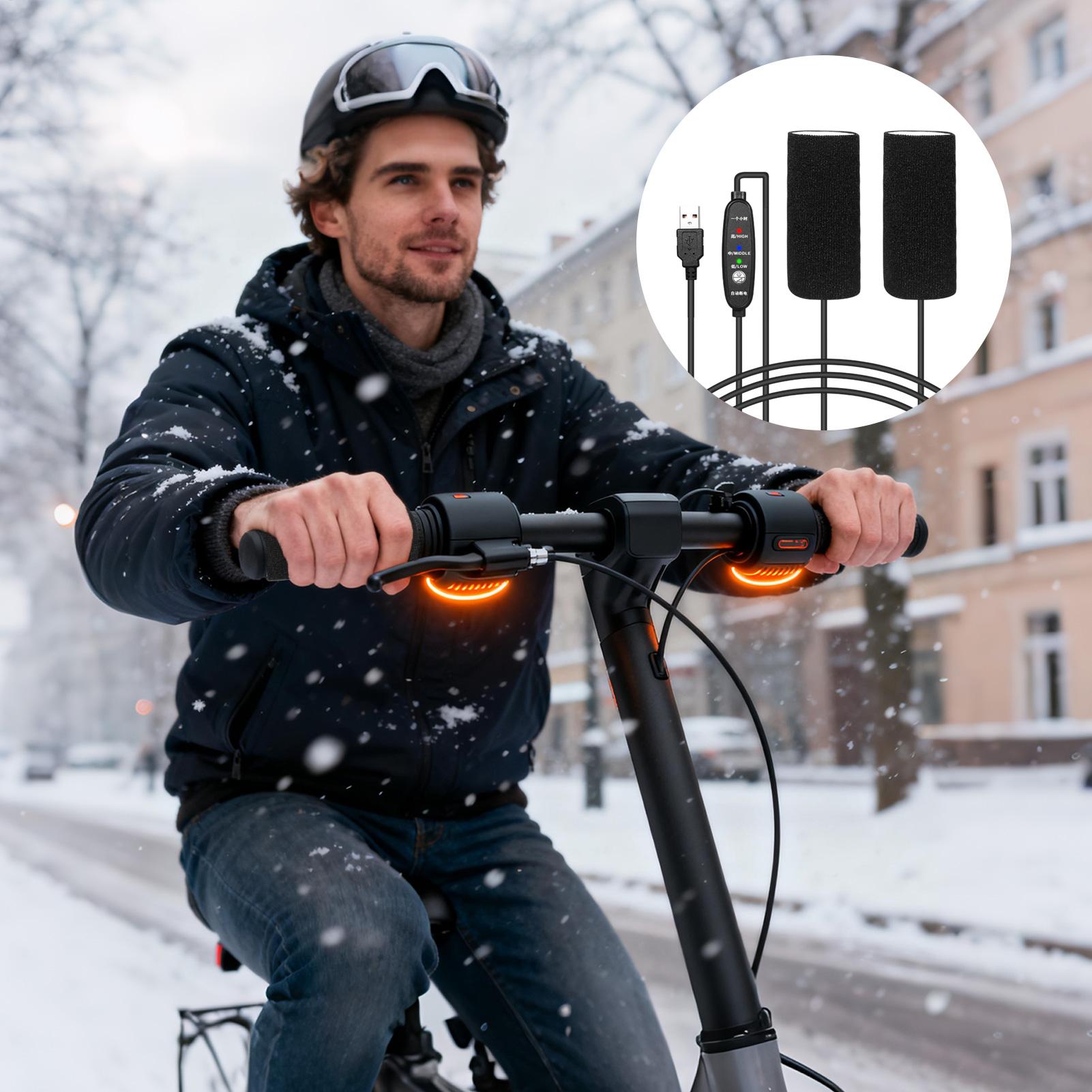 Handlebar Grip Heated - Мотоциклетные ручки с подогревом, 3-температурная обертка,