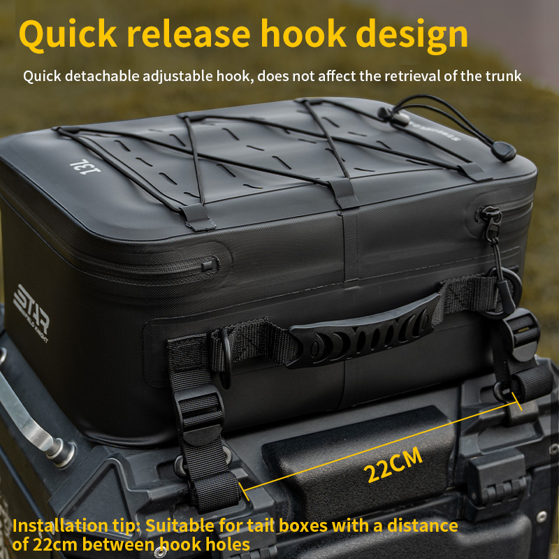 SFK Универсальная 13L черная м – обзор и цена Motorcycle Gear Organizer