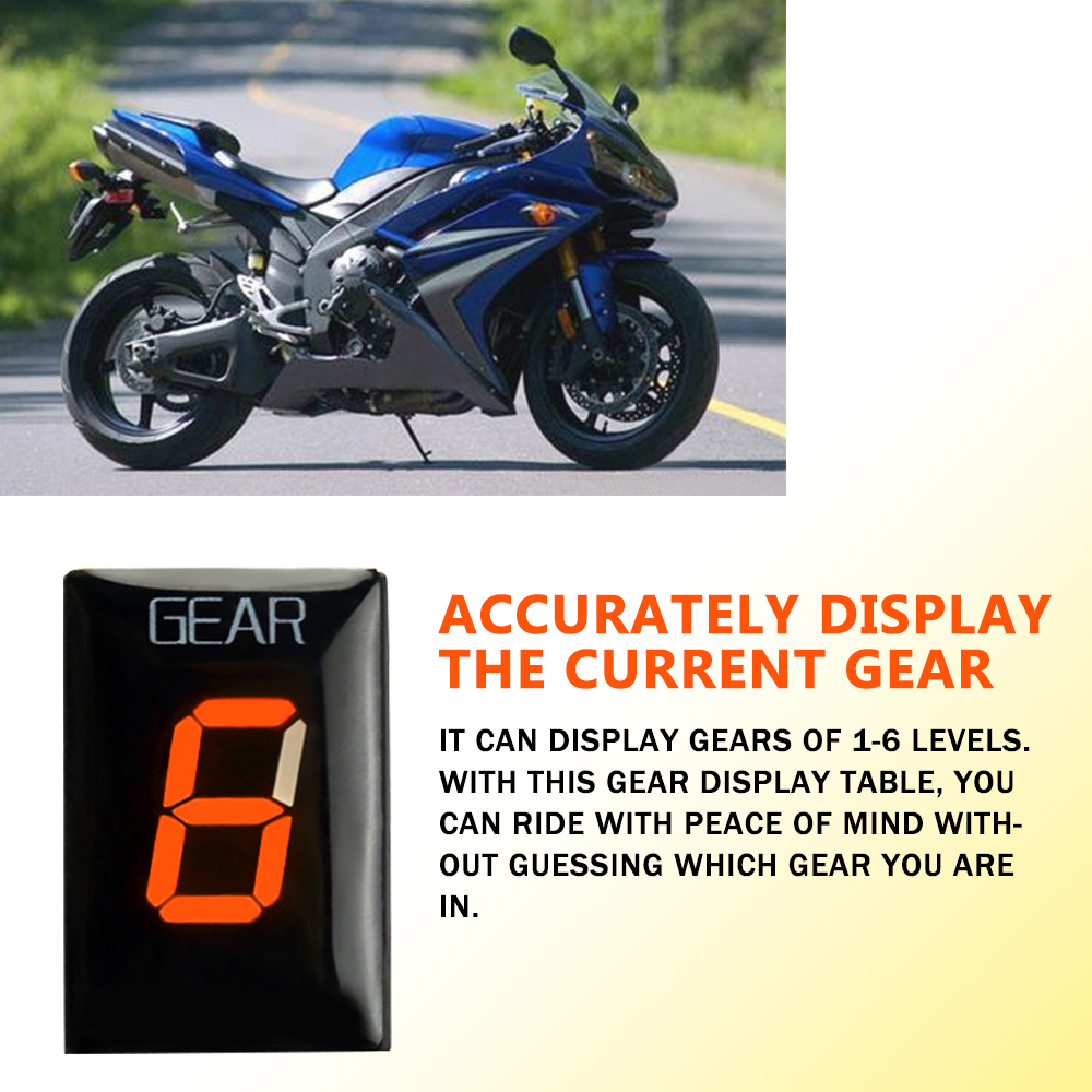 Для YAMAHA YZF-R1 YZFR1 YZF-R6 – обзор и цена Motorcycle Gear Indicator